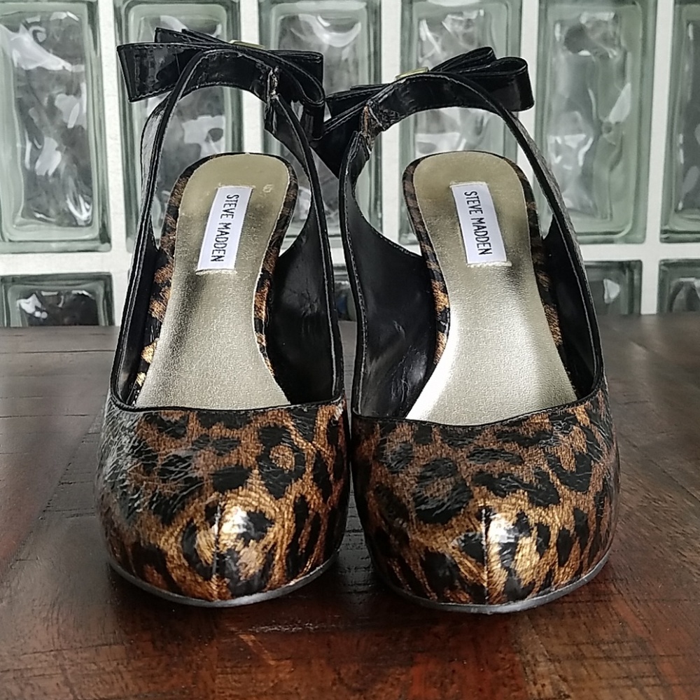 Steve Madden Mevas Leopard Stilleto - Picture 3 of 8